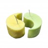 2pc mould set Ying Yang Fengshui Silicone Candle Mould HBY873, Niral Industries