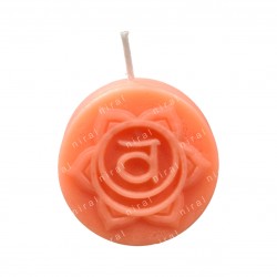 Sacral Chakra Orange Colour Silicone Candle Mould HBY886, Niral Industries