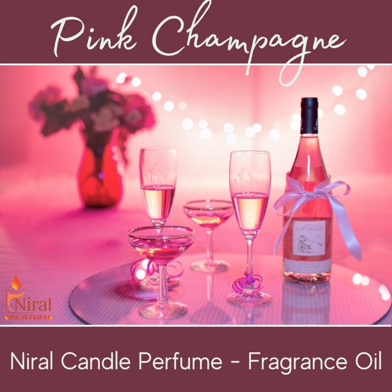 Niral s Pink Champagne Candle Fragrance Oil