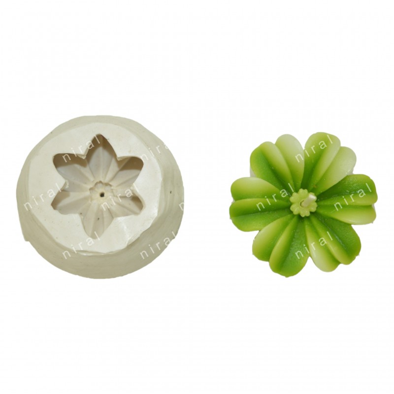 Floral Sculpt Silicone Candle Mold SL372, Niral Industires