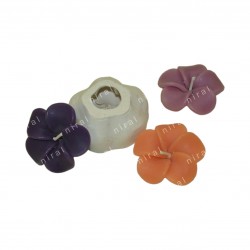 Periwinkle Flower silicone Candle Mould SL179, Niral Industries