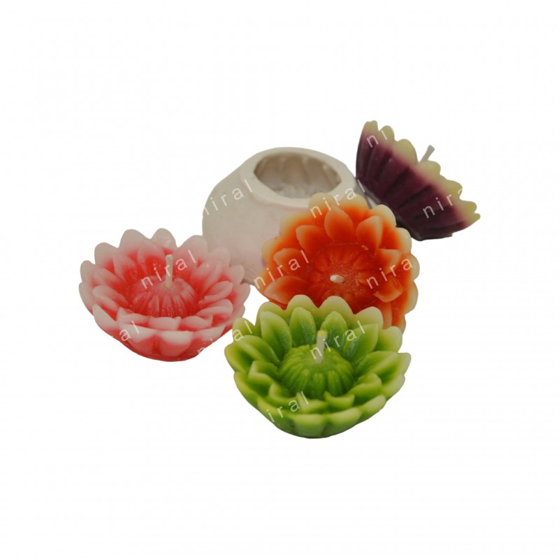 Silicone Standing flower candle mold at Rs 100 in Mumbai