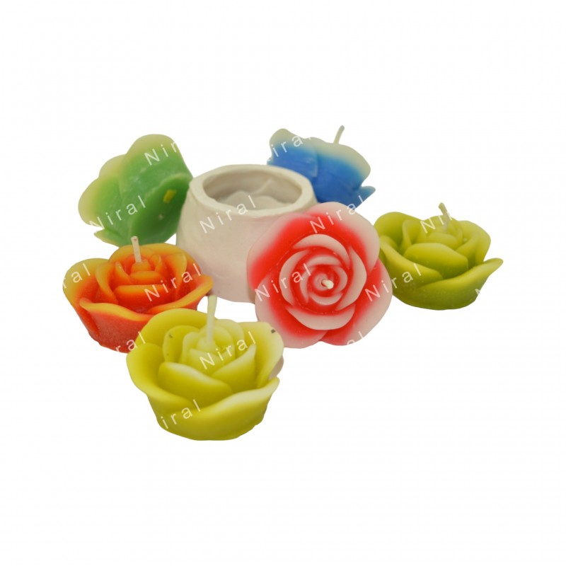 Silicone Rose Candle Mold at Rs 299 in Ahmedabad