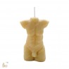 Male Torso Silicone Candle Mould HBY741, Niral Industries