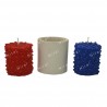 Bubbles Thick Small Pillar Silicone Candle Mould HBY547, Niral Industries