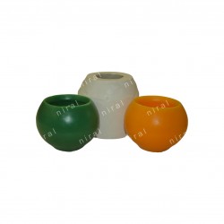 Hollow Ball Glow Silicone Candle Mold SL296, Niral Industries