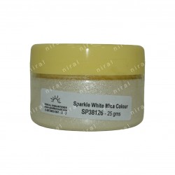 Sparkle White Mica Colour Candle, Soap, Resin Craft Niral Industries