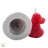 Santa Hat Curve Candle Silicone Mould HBY765, Niral Industries