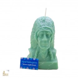 Native American Silicone Candle Mould HBY738, Niral Industries