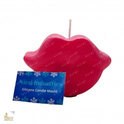 Flirty Kiss Silicone Candle Mold HBY737, Niral Industries