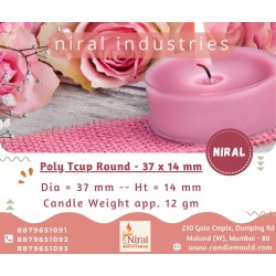 Niral's Poly T - Cup Round 37 x 14 mm