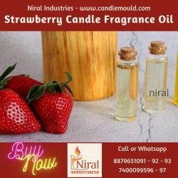 Niral's Strawberry Candle Fragrance Oil