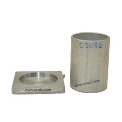 Niral's Geometry Aluminum Cylinder Dia 2 inch - Ht 3 inch