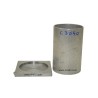 Niral's Geometry Aluminum Cylinder Dia 3 inch - Ht 5 inch