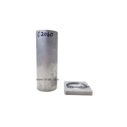 Niral's Geometry Aluminum Cylinder Dia 2 inch - Ht 6 inch