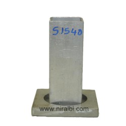 Niral's Geometry Aluminum Square Dia 1.5 inch - Ht 4 inch
