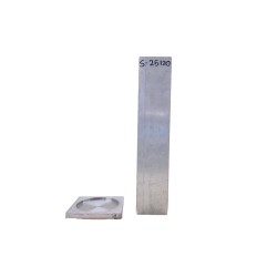 Niral's Geometry Aluminum Square Dia 2.5 inch - Ht 12 inch