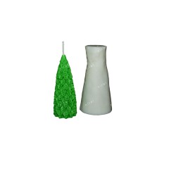 Tri - Dimensional Christmas Tree Candle Mould HBY902, Niral Industries.