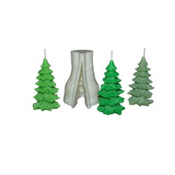 Seasonal Spruce Christmas Tree Candle Mould HBY904, NIral Industries