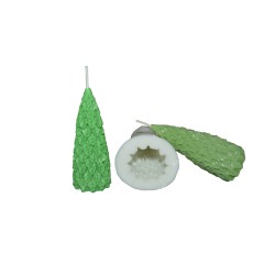 Tri - Dimensional Christmas Tree Candle Mould HBY902, Niral Industries.