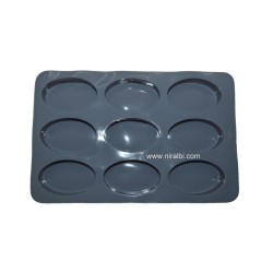 Silicone Oval Shape 9 Cavity Chocolate Cake Soap Mould SP32260, Niral Industries