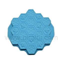 19 Cavity Silicone Honeycomb Cake Mould Soap Making Mould, Cake, Baking SP32172, Niral Industries