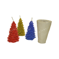 Small X-Mass Tree Candle Mould