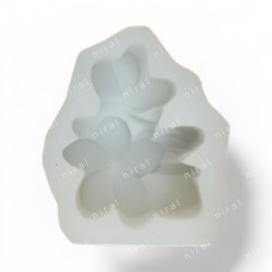 Silicone Single Cavity Flower Shaped Soap Mould SP32416, Niral Industries