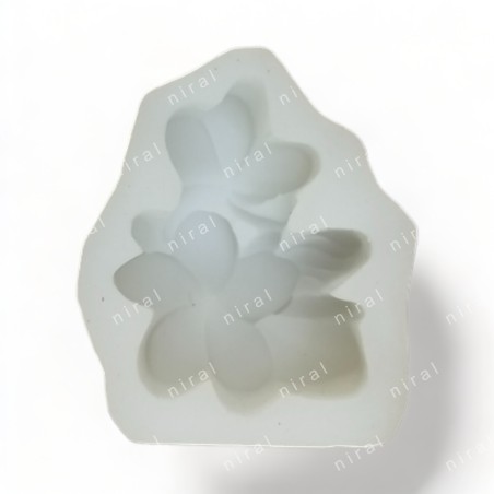 Silicone Single Cavity Flower Shaped Soap Mould