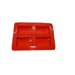 Versatile 6-Cavity Rectangular Silicone Mould for Cakes, Desserts, and Soaps SP32341, Niral Industries