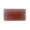 24 Cavity 4 Variety Shapes Thin Chocolate Cake Candy Jelly Decor  Mould BK51113, Niral Industries