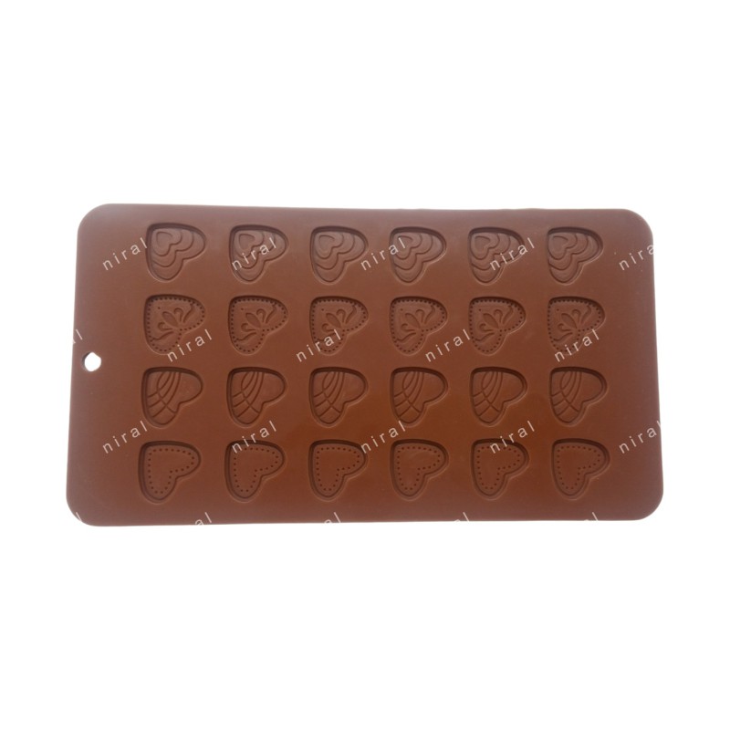 Mini Heart Silicone Mold, 24 Cavities -  Israel