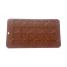 Silicone 24 Cavity Different Heart Designing Chocolate Desert Mould BK51129, Niral Industries