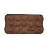 Silicone Mould for Chocolate with Delectable Chocolate Delights Baking Sugar Craft BK51183, Niral Industries
