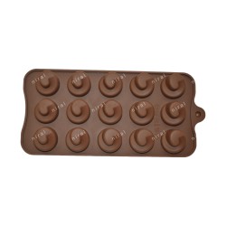 Spiral Shape Silicone Mould for Chocolate Baking Sugar Craft BK51191, Niral Industries