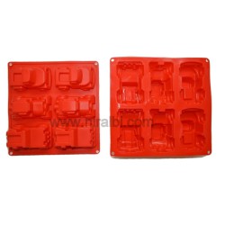 Adventurous 6-Cavity Truck and Car Silicone Soap & Cake Mould SP32118, Niral Industries