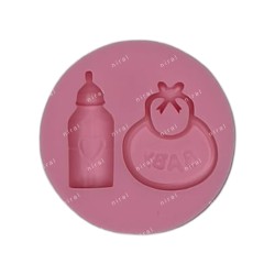 Baby Shower Fondant Chocolate Silicone Mould