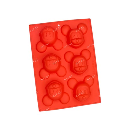 6 Cavity Mickey Mouse Mould
