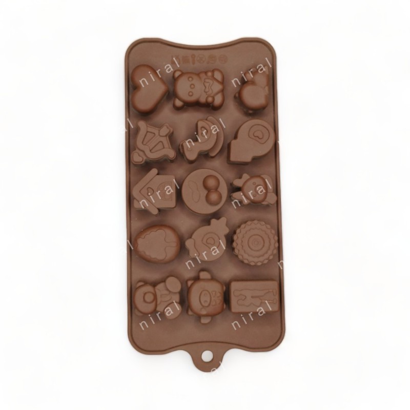 Mix House Theme Silicone Chocolate & Candy Mould SP32402, Niral Industries