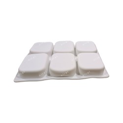 6 Cavity Silicone Rectangle Soap Mould for Handmade Soap Making