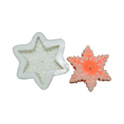 Star Snowflakes Silicone Mould HBY906, Niral Industries