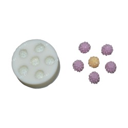 6 Cavity Mulberry Silicone Mould HBYY909, Niral Industries.