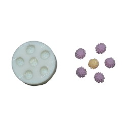 6 Cavity Mulberry Silicone Mould HBYY909, Niral Industries.