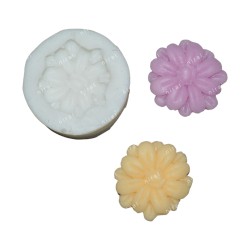 Tiny Flower Silicone Candle Mould HBY915, Niral Industries.