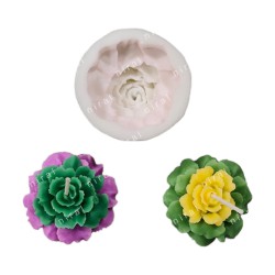 Small Peony Flower Mould HBY654, Niral Industries.