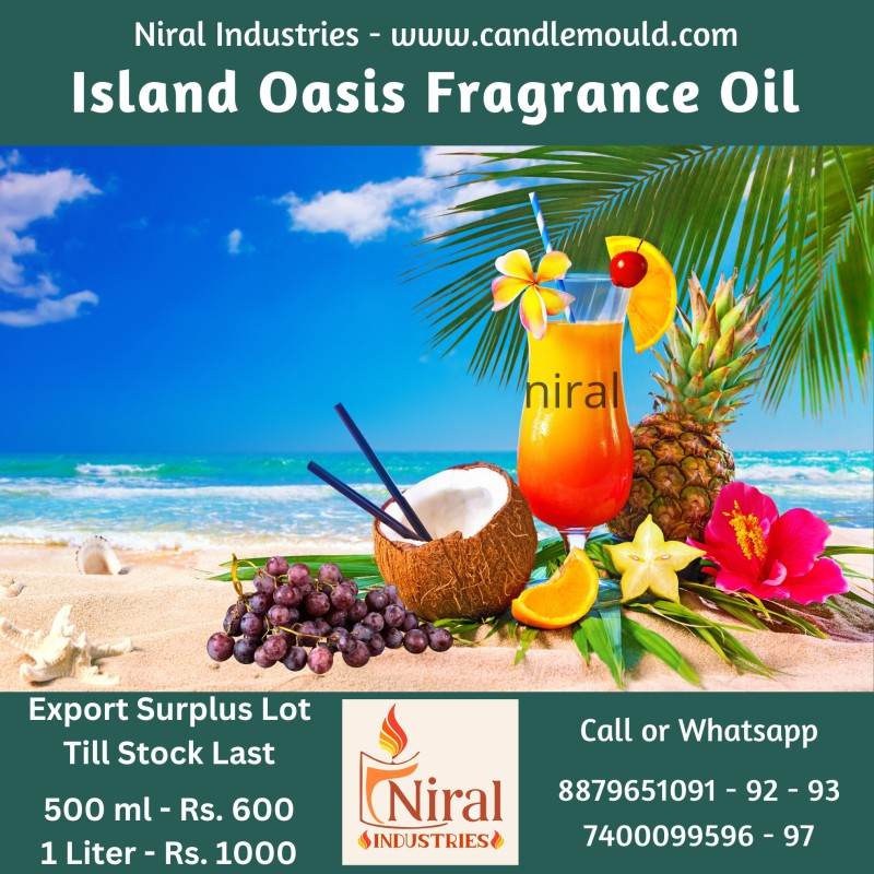 Niral’s New Island Oasis Candle Fragrance Oil