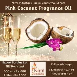 Niral’s New Pink Coconut Candle Fragrance Oil