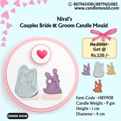 Couples Bride & Groom Shape Mould