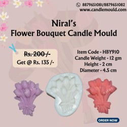 Flower Bouquet Silicone Candle Mould