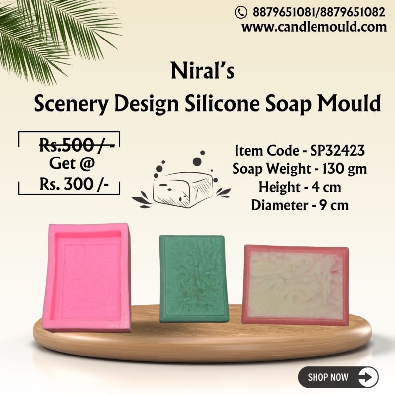 Scenery Design Silicone Soap Mould